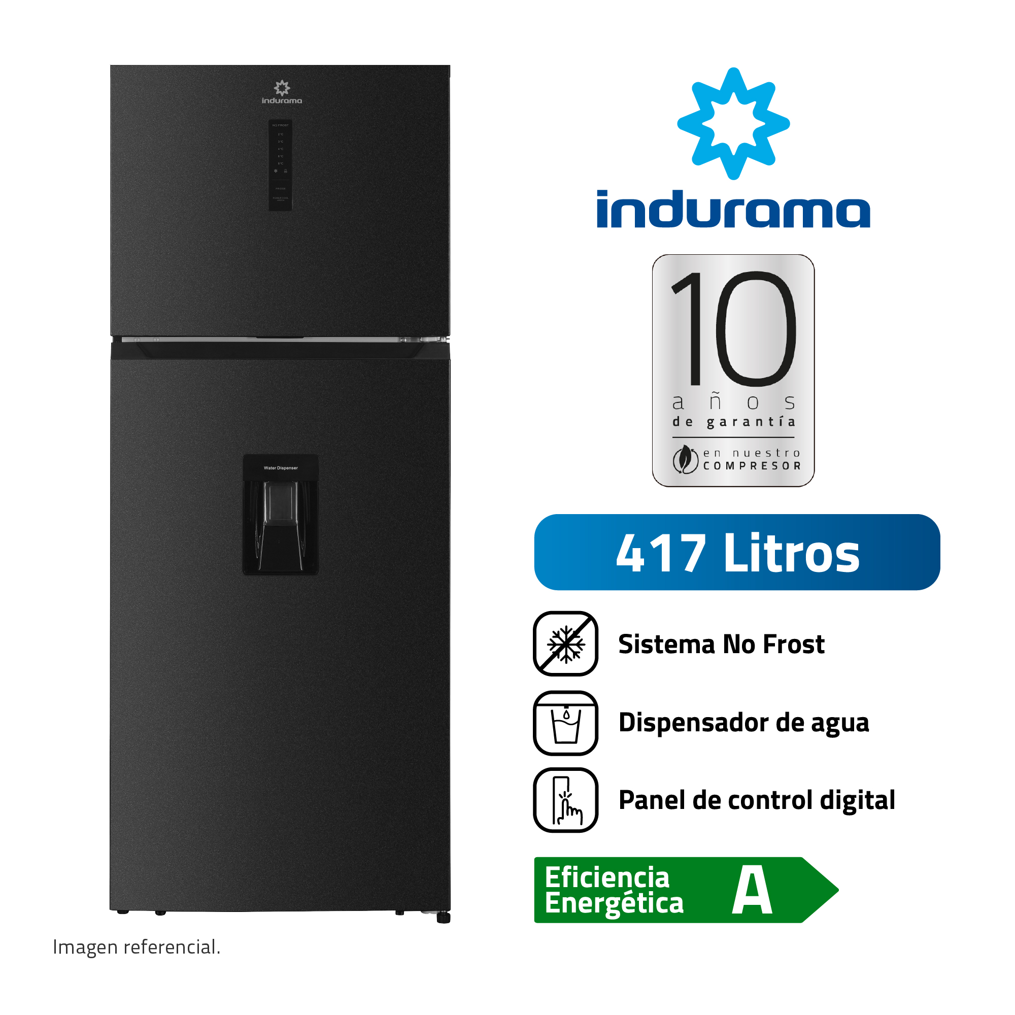 REFRIGERADORA TOP MOUNT | RI-478DN