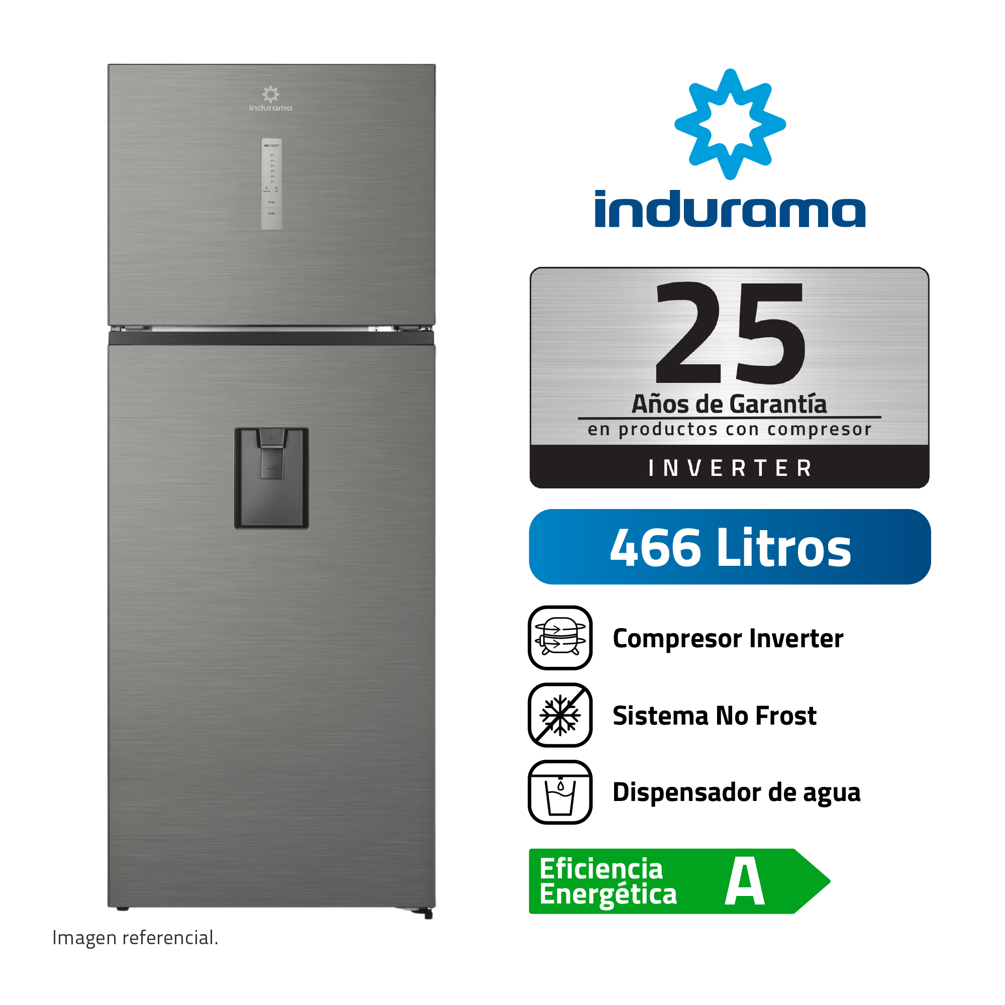 REFRIGERADORA TOP MOUNT | RI-529DI
