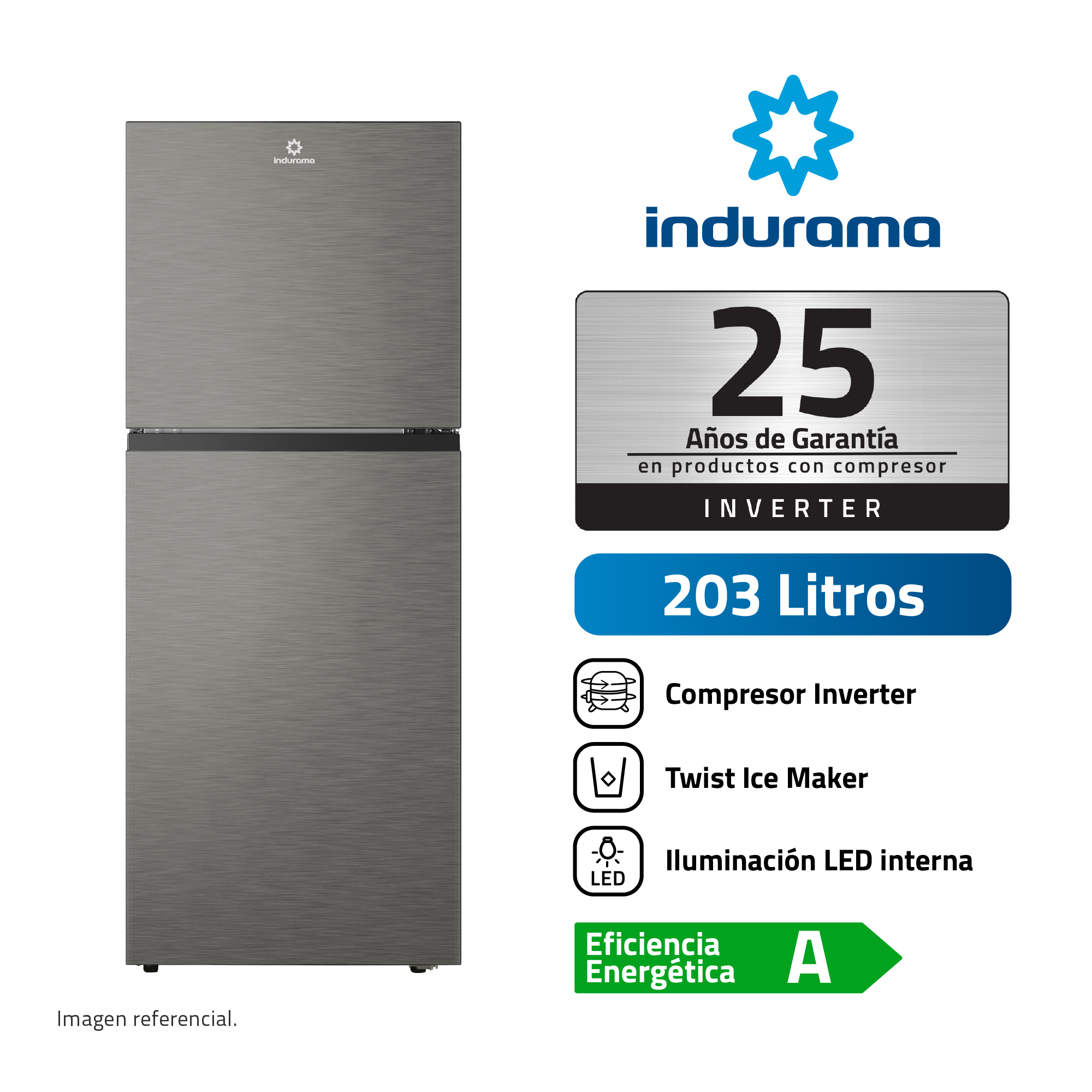 REFRIGERADORA TOP MOUNT | RI-359I