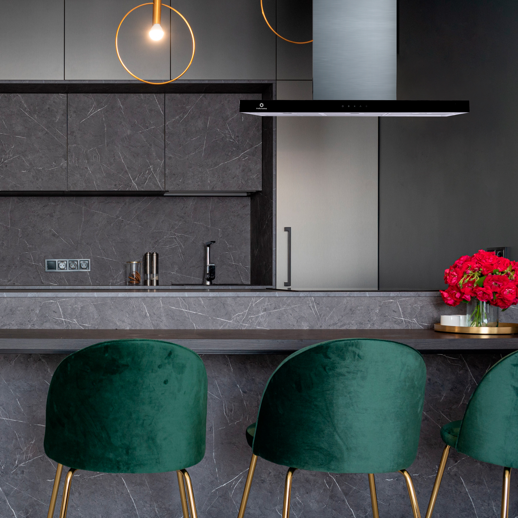 CAMPANA EXTRACTORA TIPO ISLA | CEI-90CRTIS